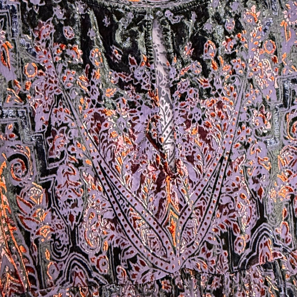 Free People Mirror, Mirror Long Sleeve Velvet Minidress, size M - Picture 5 of 6